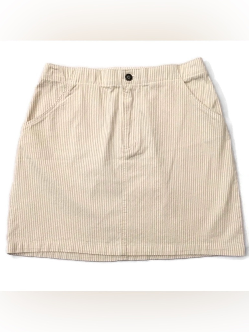 Hollister Striped ultra high-rise Stretchy Mini Skirt
